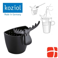 Herboristeria tea strainer Koziol Rudolf Black