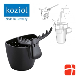 Herboristeria tea strainer Koziol Rudolf Black