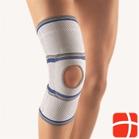 Bort Kniebandage Patella Silicon D-33/f-40cm M Silbern