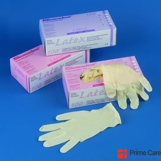 Semadeni Untersuchungs-Handschuhe Latex L N Pd Box 100 Stück buy online