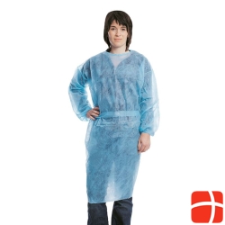 Foliodress Besuchermantel S Blau Nicht Steril 5x 10 Stück