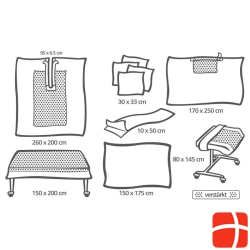 Foliodrape Pplus Schlitztuch-Set II 8 Stück