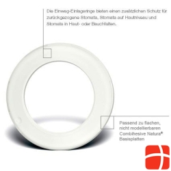 Natura Convex Einlageringe 19mm Weiss 5 Stück