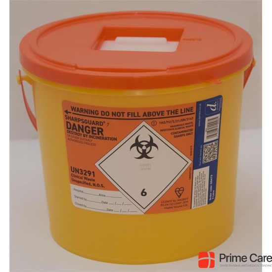 Remondis Sharpsafe Box 7.0L mit Deckel Un Geprueft buy online