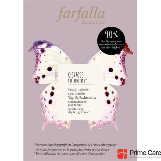 Farfalla day and night cream cistus sample buy online