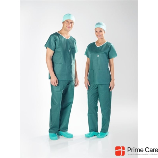 Sentinex area clothing tunic XL green soft 45 pieces