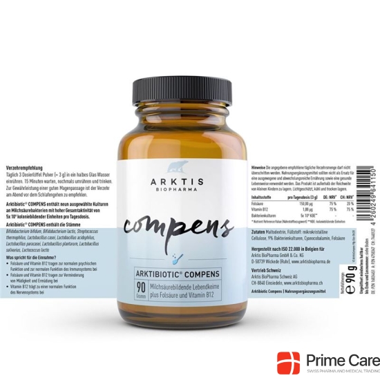 Arktis Compens Arktibiotic Pulver Stress Dose 90g buy online