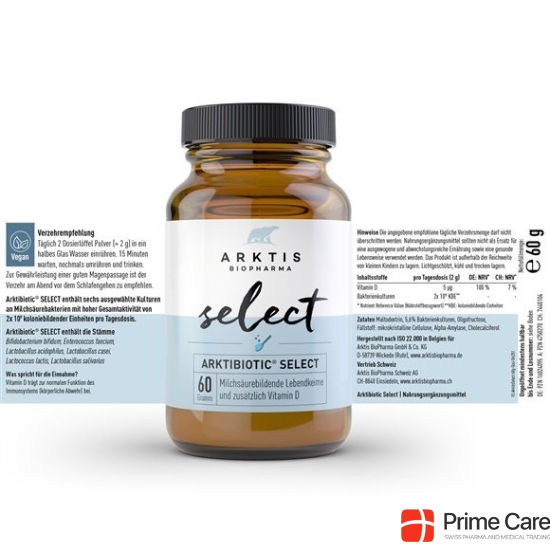 Arktis Select Arktibiotic Pulver Select Dose 60g buy online