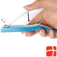 Herba toenail clippers with file Nickel-plated