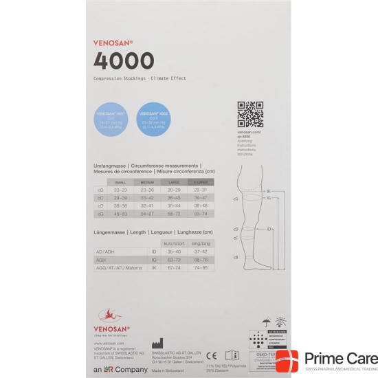 Venosan 4001 A-dh Kkl1 L Lang Gesch Black 1 pair buy online