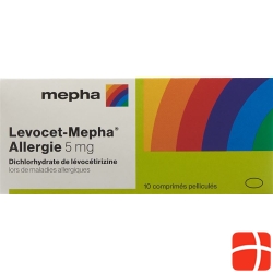 Levocet Mepha Allergie Filmtabletten 5mg 30 Stück