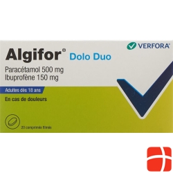 Algifor Dolo Duo Filmtabletten 150mg/500mg 20 Stück