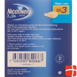 Nicotinell 3 Leicht Matrixpfl 7 Mg/24h 21 Stück