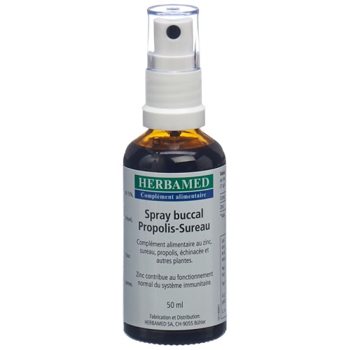 Herbamed Propolis-Holunder Mundspray 50ml buy online