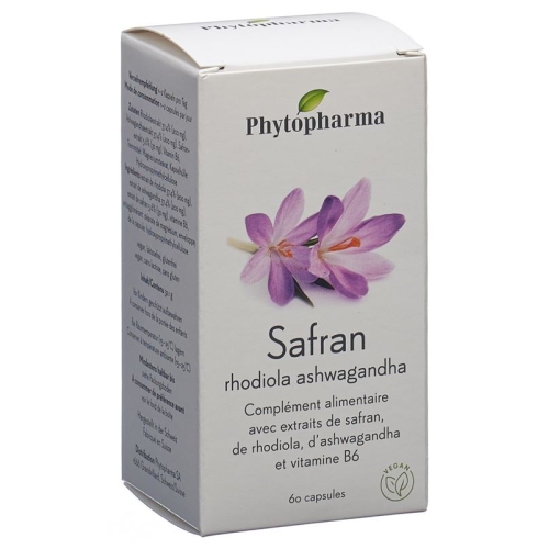 Phytopharma Safran Kapseln Dose 60 Stück buy online