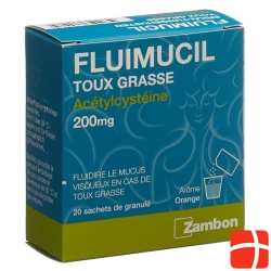 Fluimucil Erkältungshust Granulat 200mg 20 Stück