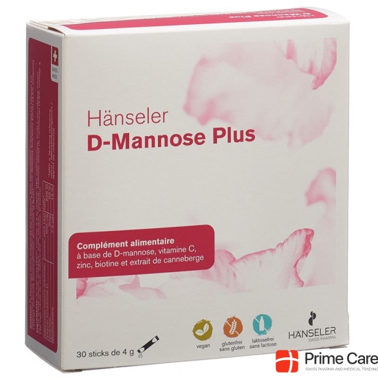 Hänseler D-Mannose Cranberry Flavour 30 Stick 5g buy online