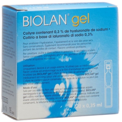 Biolan Augengel 20 Monodosis 0.35ml buy online