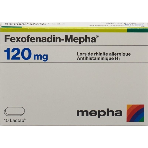 Fexofenadin Mepha Lactab 120mg 10 Stück buy online