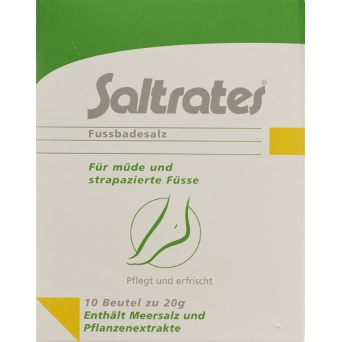 Saltrates Fussbadesalz 10 Beutel 20g buy online