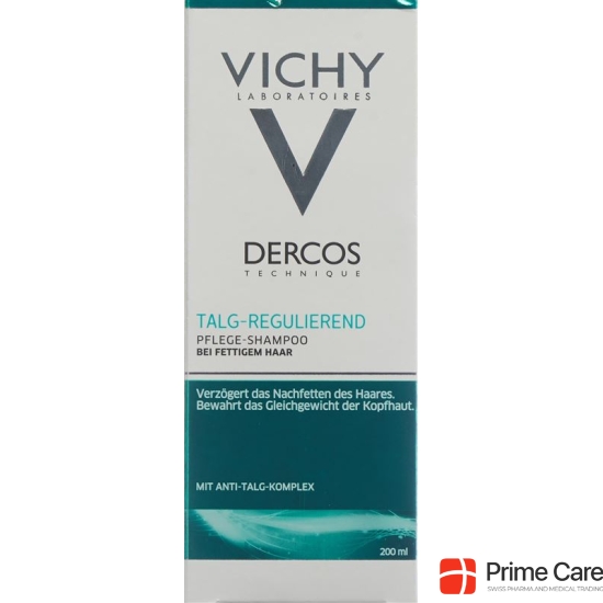 Vichy Dercos Shampoo sebum regulating oily hair 200ml buy online