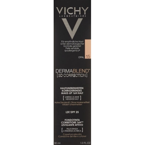 Vichy Dermablend 3D Correction 15 Opal 30ml buy online