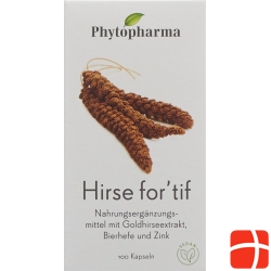 Phytopharma Hirse For'tif Kapseln 100 Stück