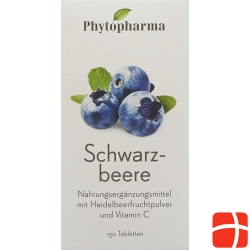 Phytopharma Schwarzbeere Tabletten 150 Stück