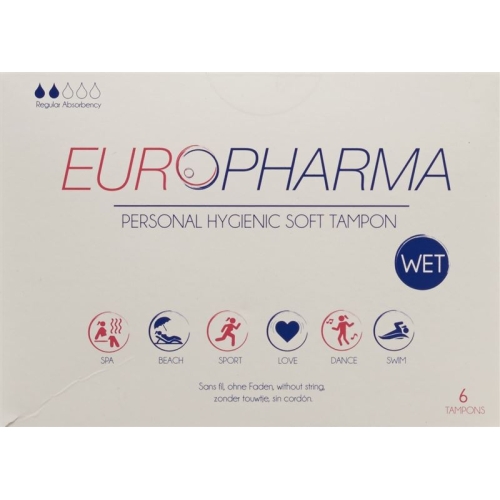 Europharma Hygienic Tampons 6 Stück buy online