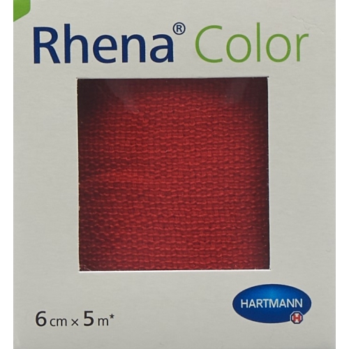 Rhena Color Elastic Bandages 6cmx5m Red buy online