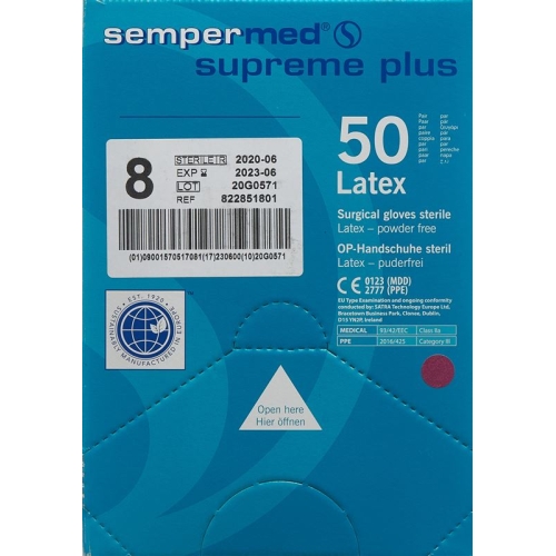 Sempermed Supreme Plus Op Handschu 8 St 50 Paar buy online