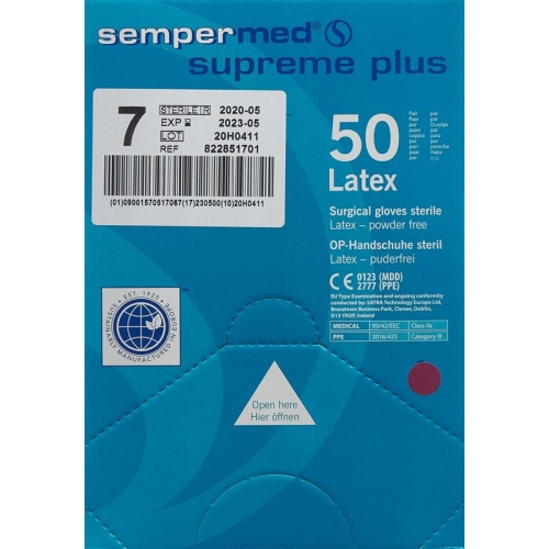 Sempermed Supreme Plus Op Handschu 7 St 50 Paar buy online