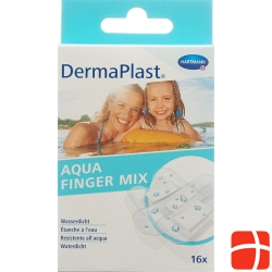 Dermaplast Aqua Finger Mix 16 Pieces