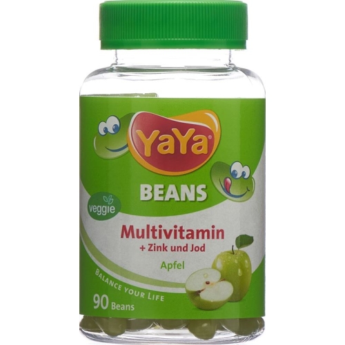 Yayabeans Multivitamin Apfel ohne Gelatine 90 Stück buy online