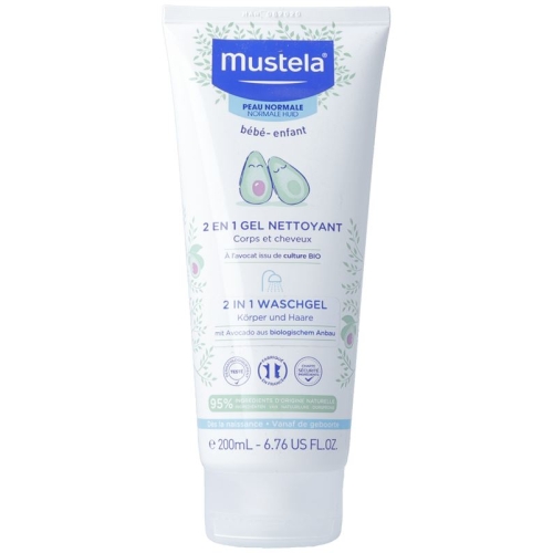 Mustela 2in1 Waschgel Normale Haut (neu) 200ml buy online