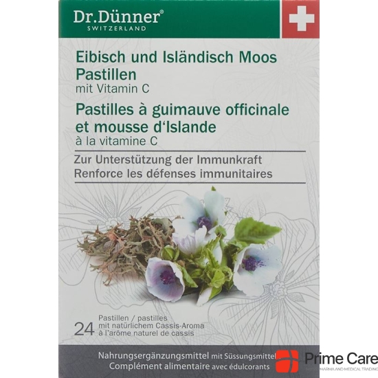 Dr. Dünner Icelandic Moss Pastilles 24 Capsules buy online