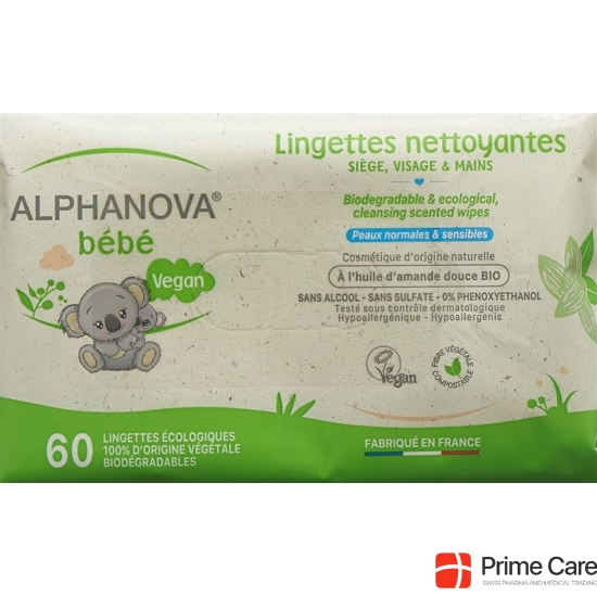 Alphanova BB Lingettes Coton Bio 72 Stück buy online