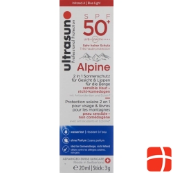 Ultrasun Alpine SPF 50 20ml + 2.3ml Lipstick