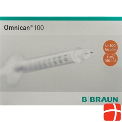 Omnican Insulin 100 1ml 0.3x8mm G30 Einz 100 X