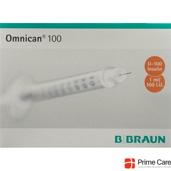 Omnican Insulin 100 1ml 0.3x8mm G30 Einz 100 X buy online