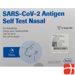 Roche Sars Cov-2 Ag Pst Test Nasal 5 Stück