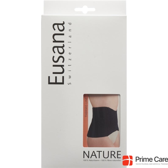 Eusana Kidney Warmer Anatomical Silk/Wool M Black buy online