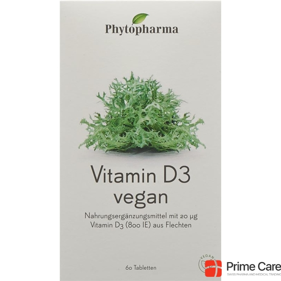 Phytopharma Vitamin D3 Tabletten Vegan 60 Stück buy online