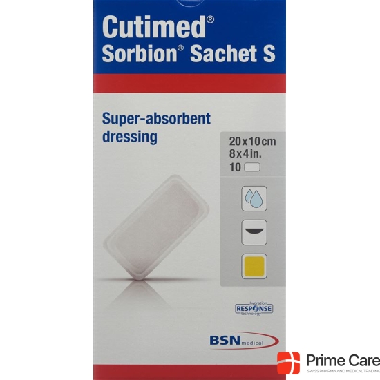 Cutimed Sorbion Sachet S 20x10cm 25 pcs