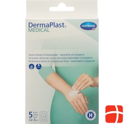 Dermaplast Medical Transparentverba 7.2x5cm 5 Stück