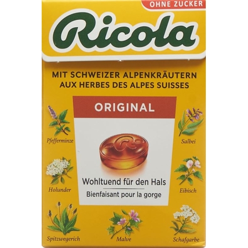 Ricola Original Bonbons Oz M Stevia Box 50g buy online