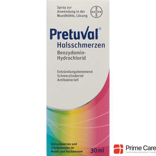 Pretuval Halsschmerzen Spray 30ml buy online