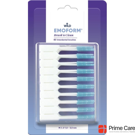 Emoform Brush'n Clean Familienpackung 80 Stück buy online