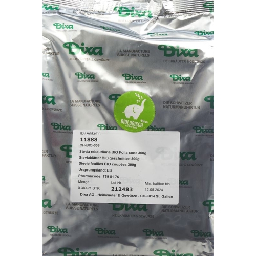 Dixa Steviablätter Bio Geschnitten 300g buy online