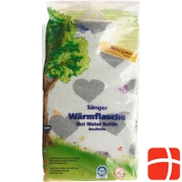 Saenger Wärmflasche Naturkau Strickb 2L Herze